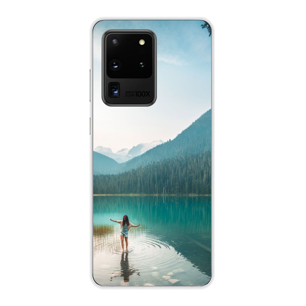 Samsung Galaxy S20 Ultra / Galaxy S20 Ultra 5G Soft case (back printed, transparent)