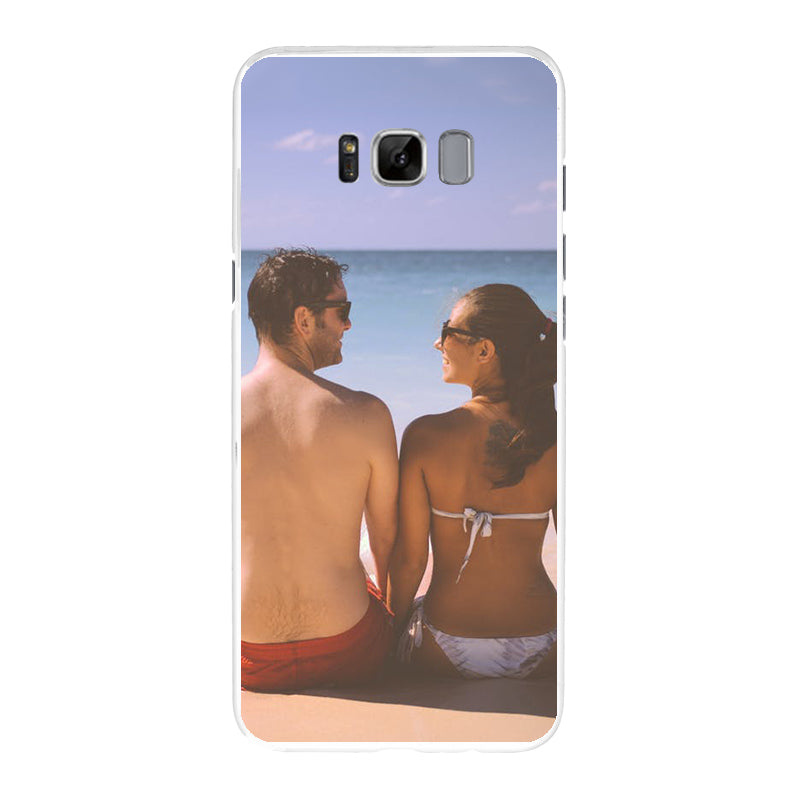Samsung Galaxy S8 Plus Hard case (back printed, white)
