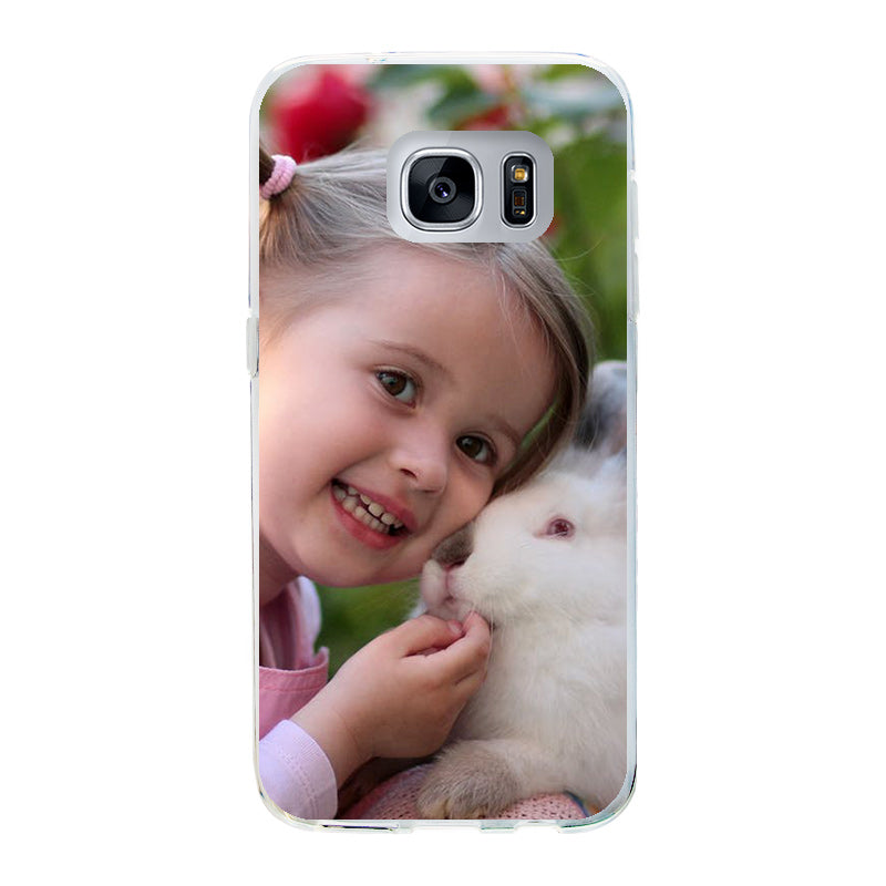 Samsung Galaxy S7 Soft case (back printed, transparent)