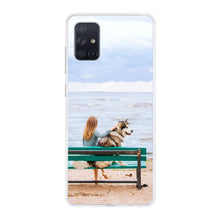 Load image into Gallery viewer, Samsung Galaxy A71 Soft case (back printed, transparent)
