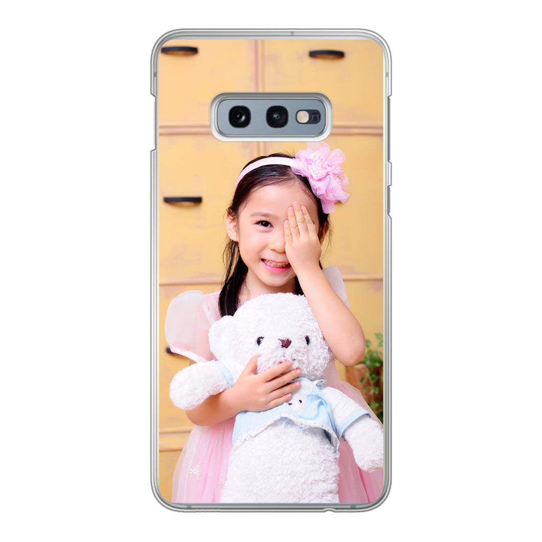 Samsung Galaxy S10e Hard case (back printed, transparent)