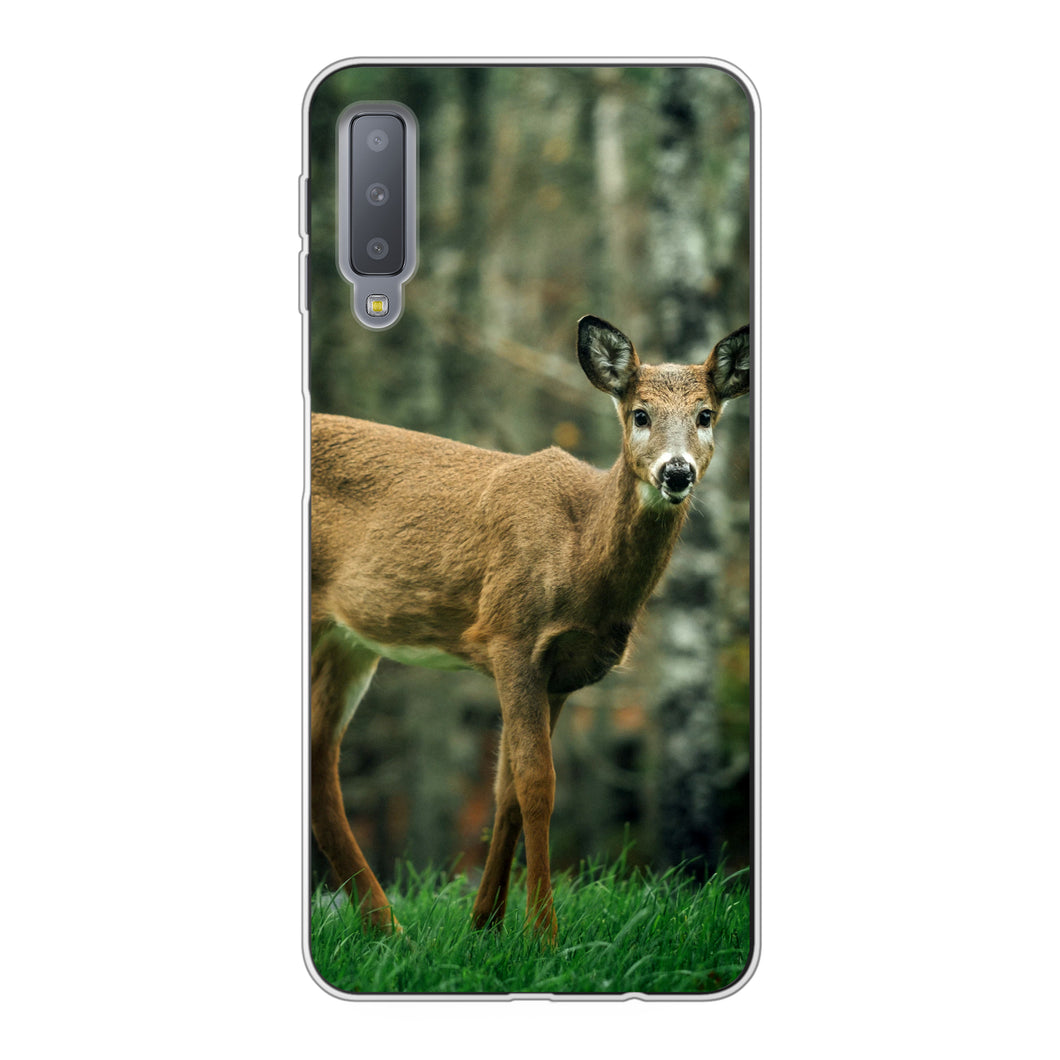 Samsung Galaxy A7 (2018) Soft case (back printed, transparent)