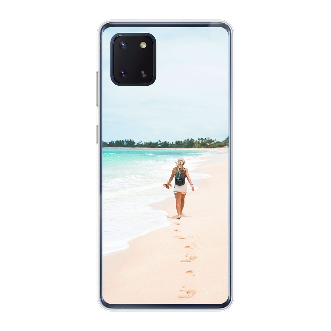 Samsung Galaxy Note 10 Lite Soft case (back printed, transparent)