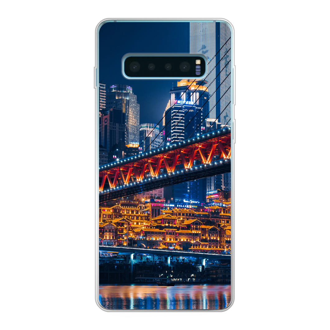 Samsung Galaxy S10 Plus Soft case (back printed, transparent)