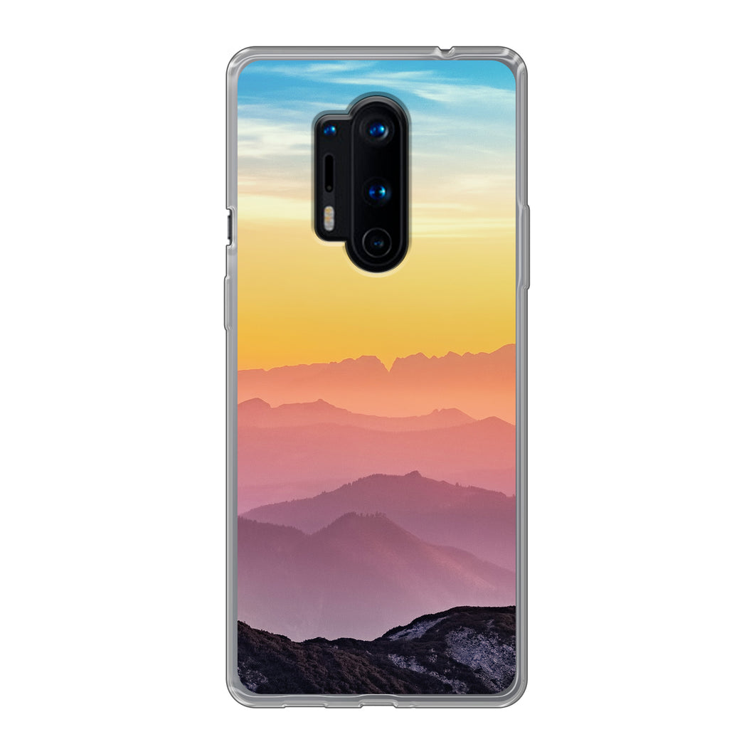 OnePlus 8 Pro Soft case (back printed, transparent)