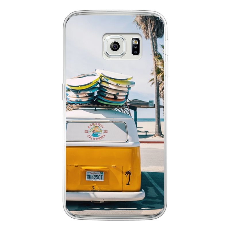 Samsung Galaxy S6 Edge Soft case (back printed, transparent)