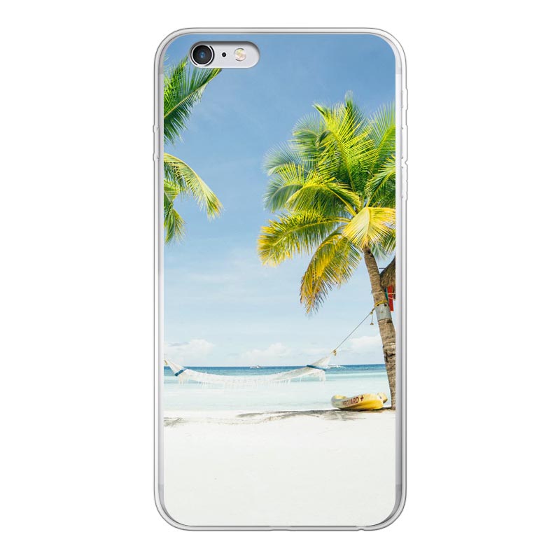 Apple iPhone 6 Plus / 6s Plus Soft case (back printed, transparent)