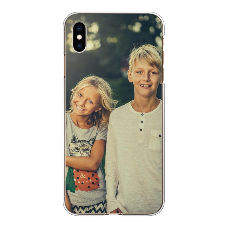 Apple iPhone Xs Max Hard case (back printed, transparent)