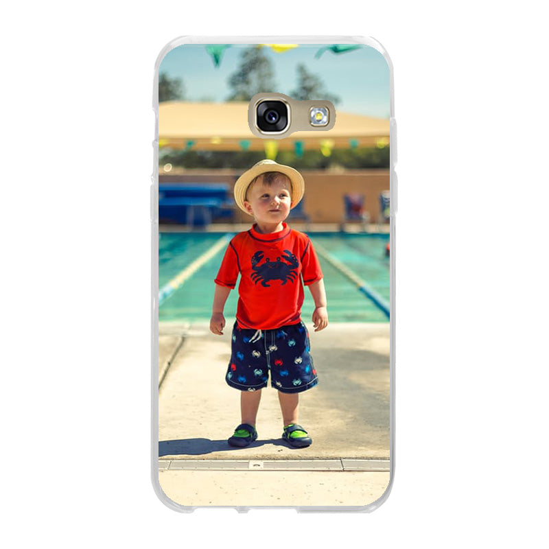 Samsung Galaxy A3 (2017) Soft case (back printed, transparent)