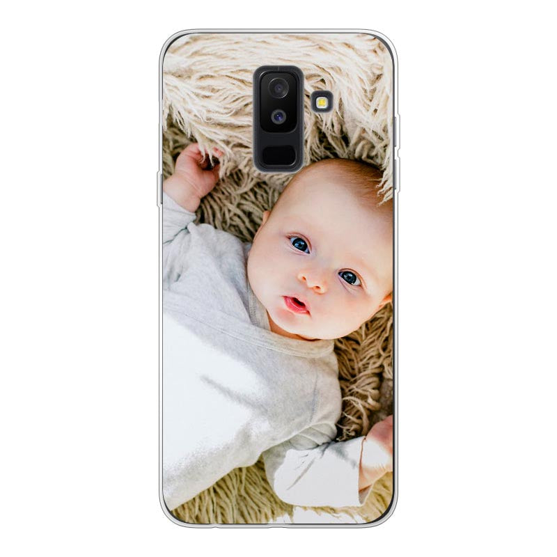 Samsung Galaxy A6 Plus (2018) Soft case (back printed, transparent)