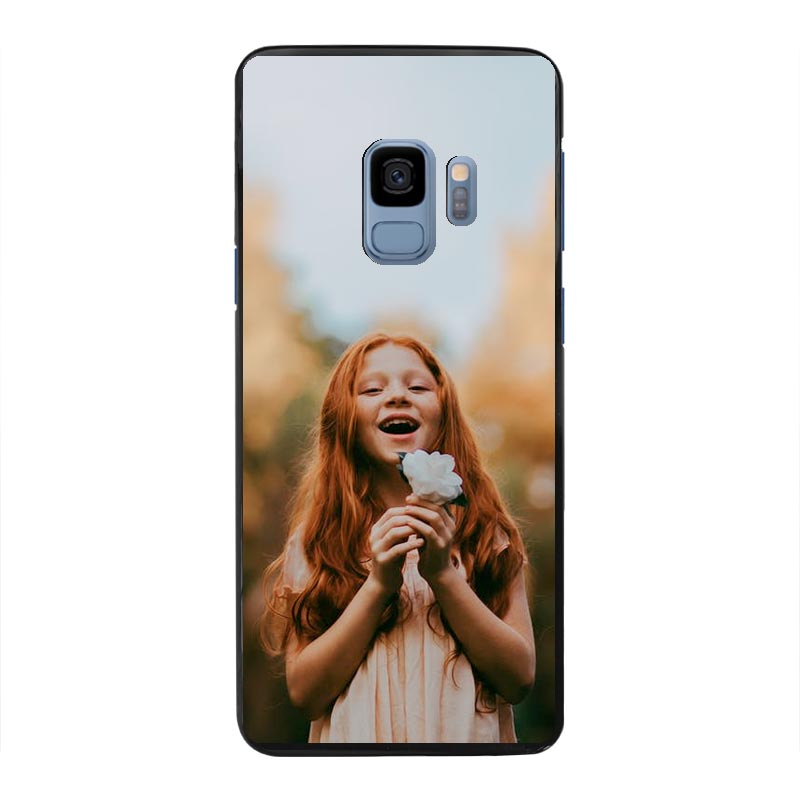 Samsung Galaxy S9 Hard case (back printed, black)