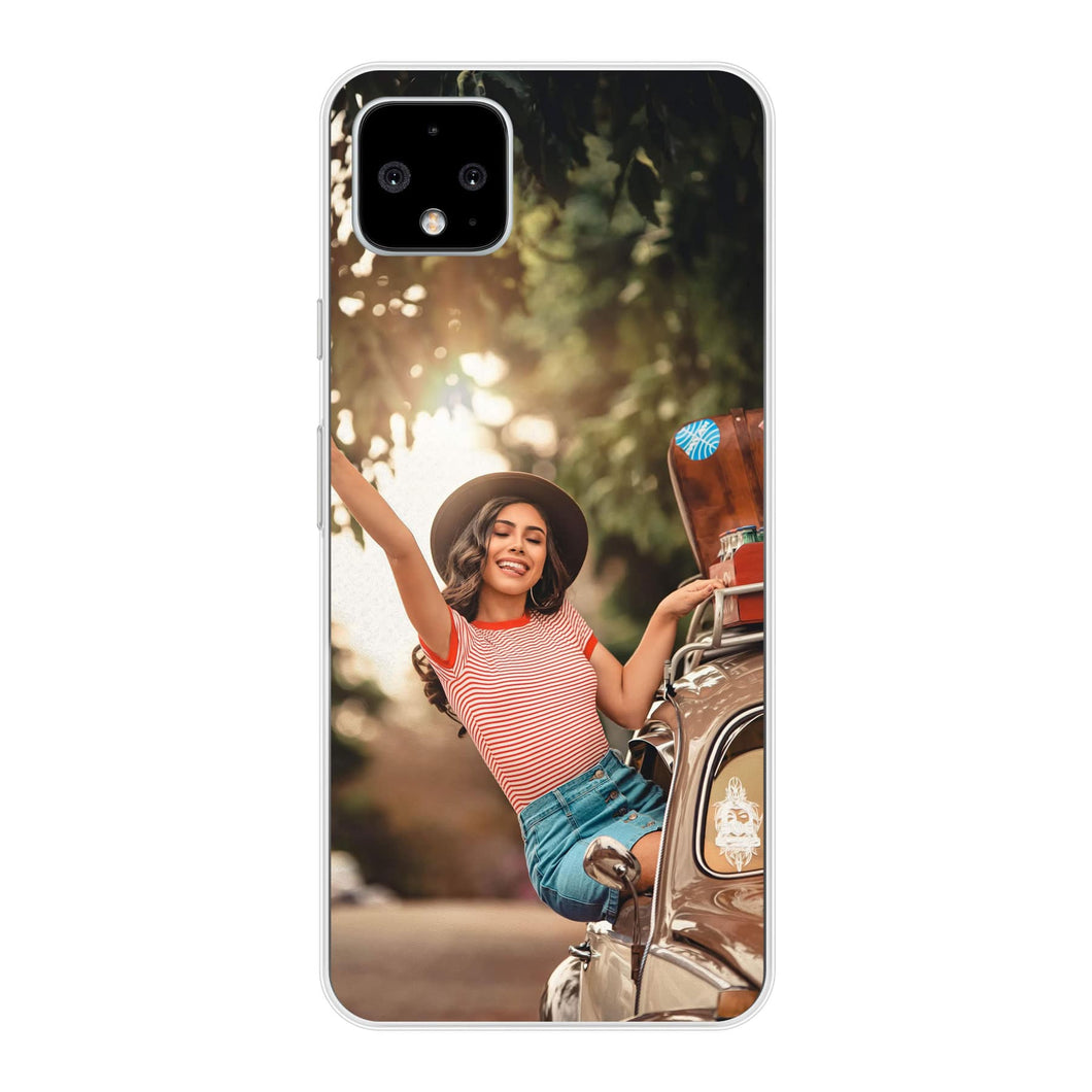 Google Pixel 4 XL Soft case (back printed, transparent)